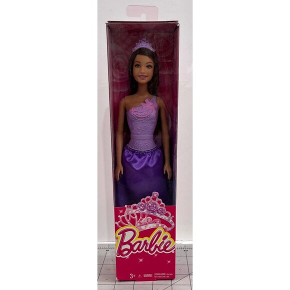 Barbie Princess Doll “You Can Be Anything” Purple Dress With Tiara New Nib DMM06 - Picture 1 of 4